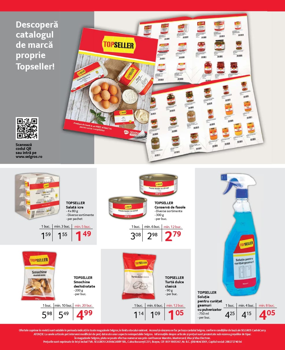 catalog Selgros revanzatori